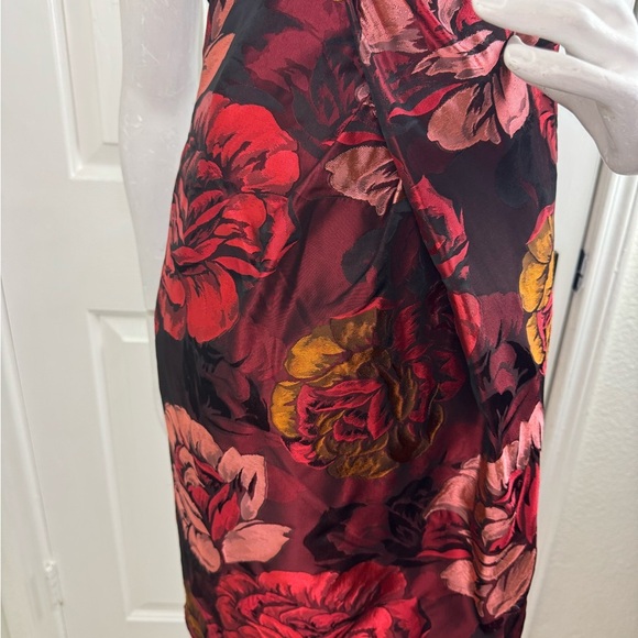 Cyril Verdavainne Red Sleeveless Spaghetti Strap Midi Dress Size 4. #187 - Picture 5 of 14